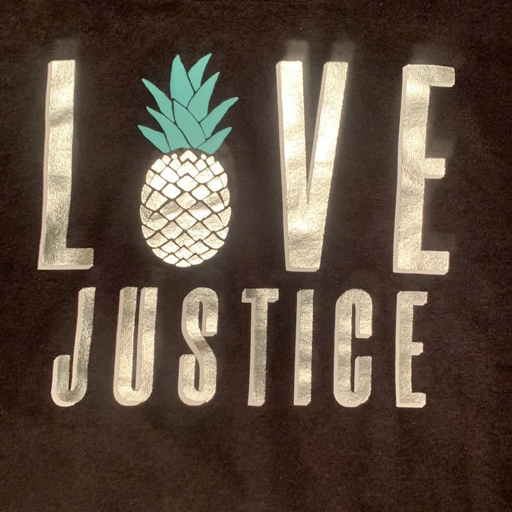Justice Terrycloth hoodie sweatshirt